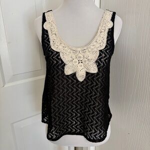 Lush Crochet Sheer Crop